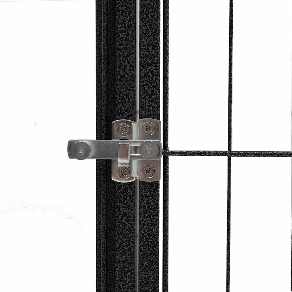 Vidaxl Enclos modulable pour chien 50x100 cm - Acier noir - Jusqu'à -35%