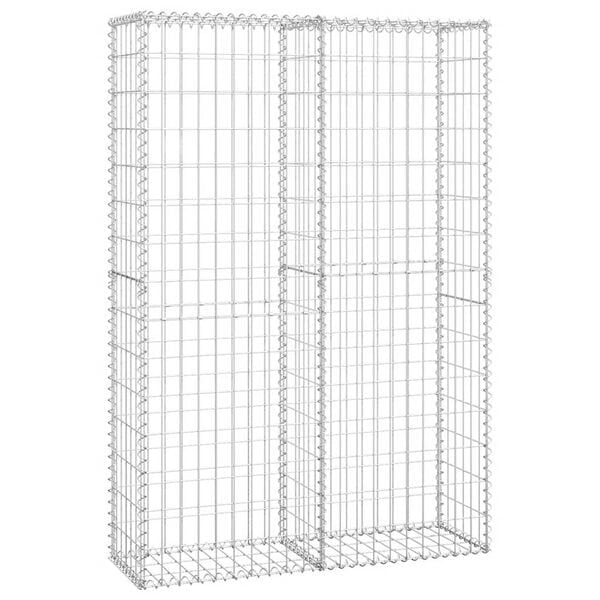 Vidaxl Gabion 150x100x30 cm en acier galvanisé - Jusqu'à 34 % de remise