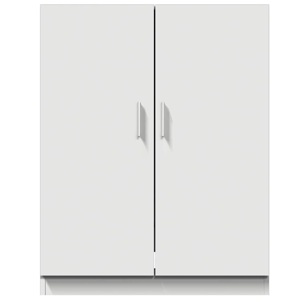 Vidaxl Meuble lave-linge blanc 71x71,5x91,5 cm - Jusqu'à -20% sur votre buanderie