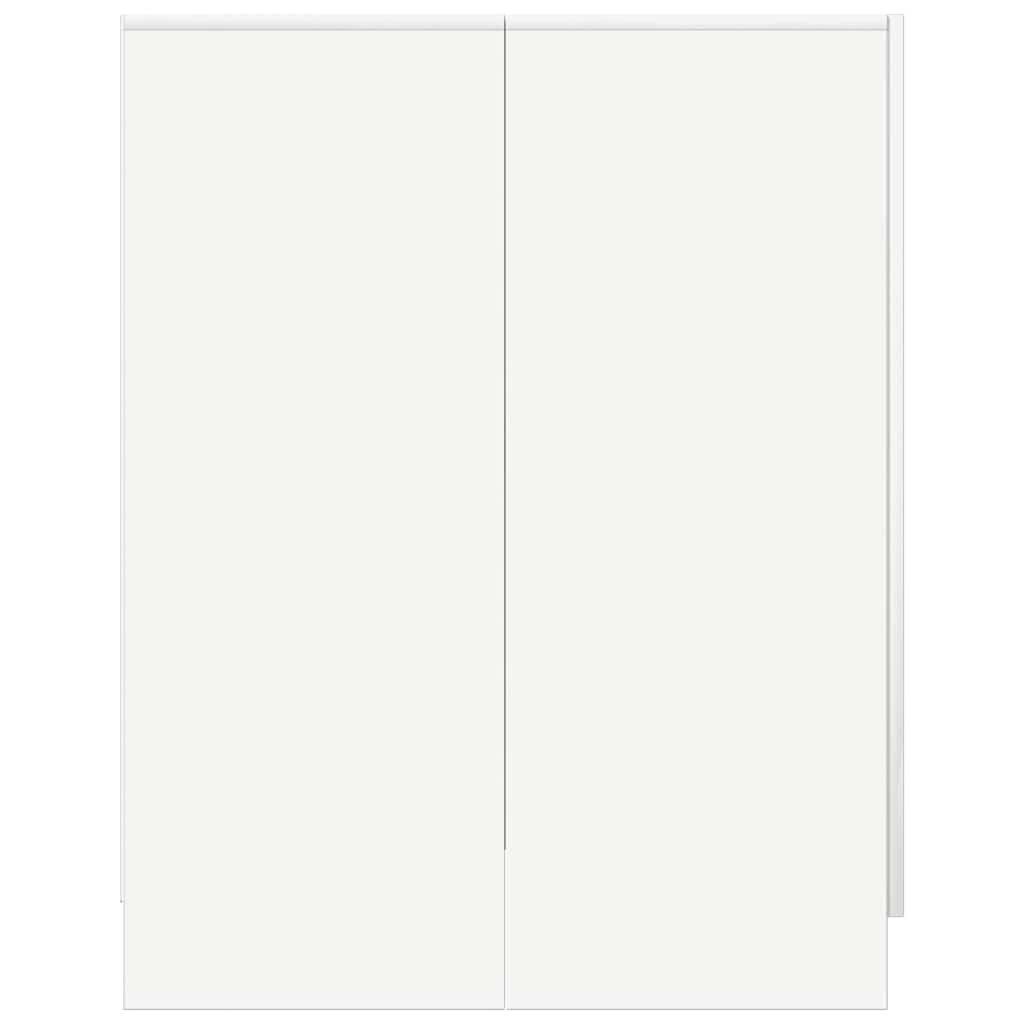 Vidaxl Meuble lave-linge blanc 71x71,5x91,5 cm - Jusqu'à -20% sur votre buanderie
