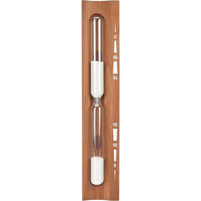 Sablier 15 min en bois thermique - Hauteur 320 mm - Jusqu'à -31%