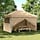 Tonnelle pliante pop-up 440x292cm - Beige - Jusqu'à -35%
