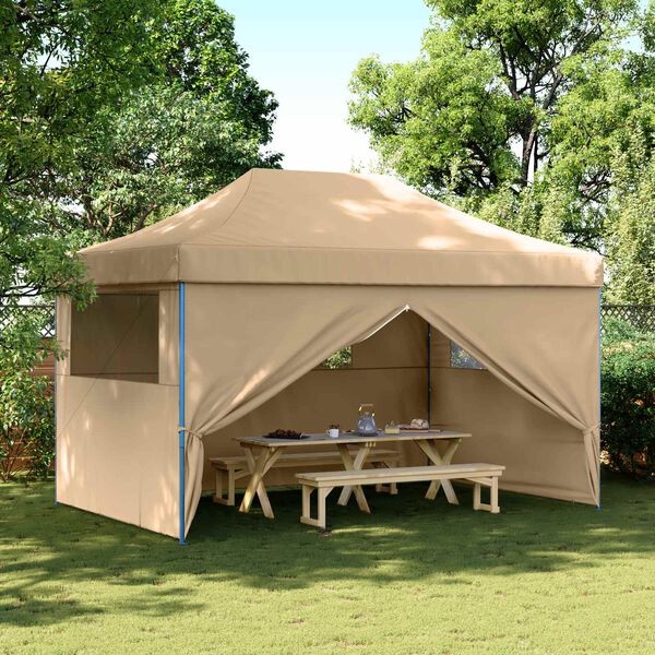 Vidaxl Tonnelle pliante pop-up 440x292cm - Beige - Jusqu'à -35%
