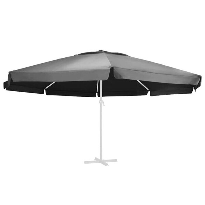 Vidaxl Toile de parasol 600 cm Anthracite - Jusqu'à 34% de remise