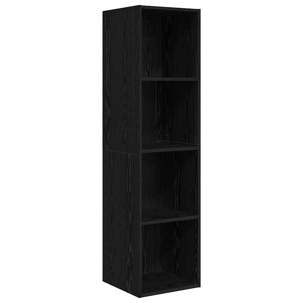 Vidaxl Meuble TV mural moderne chêne noir - Jusqu'à 34% de réduction