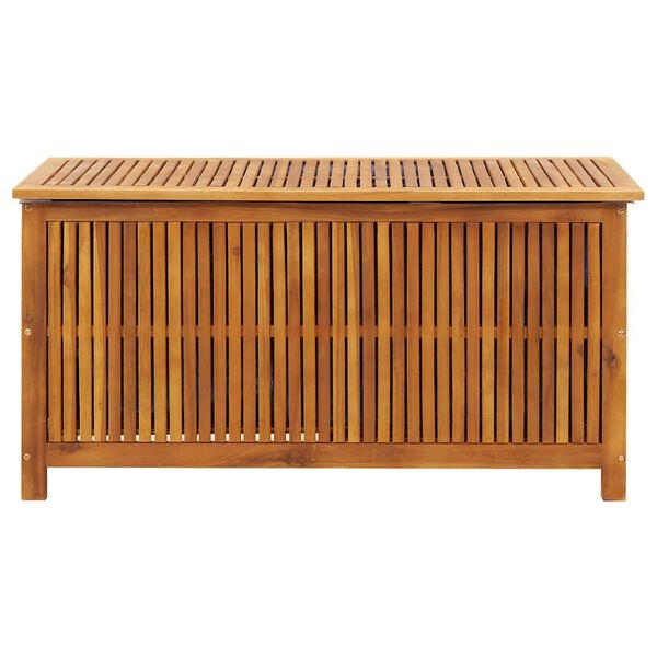 Vidaxl Coffre de jardin en bois massif d'acacia 113 cm - Jusqu'à -35%