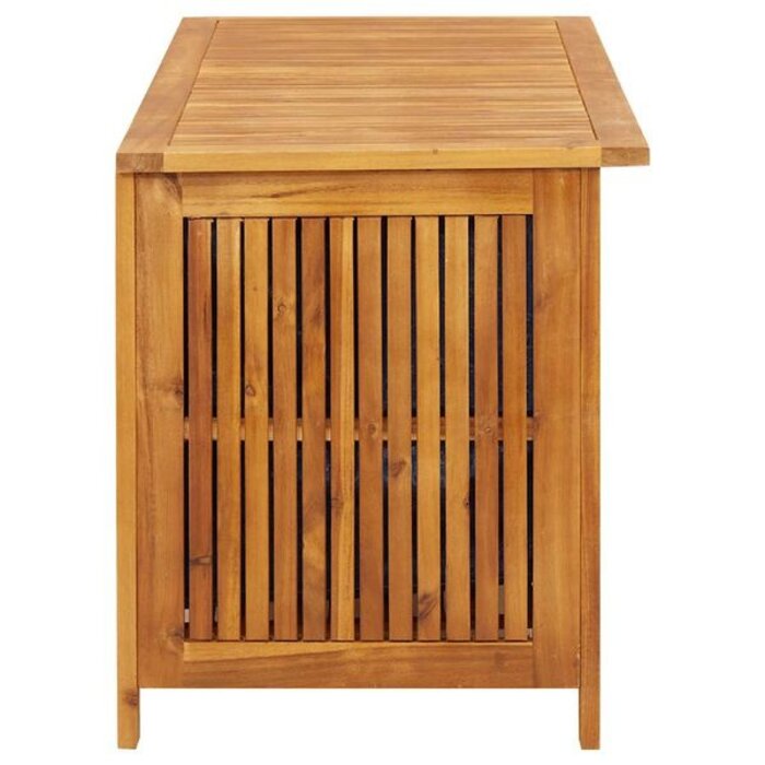 Vidaxl Coffre de jardin en bois massif d'acacia 113 cm - Jusqu'à -35%