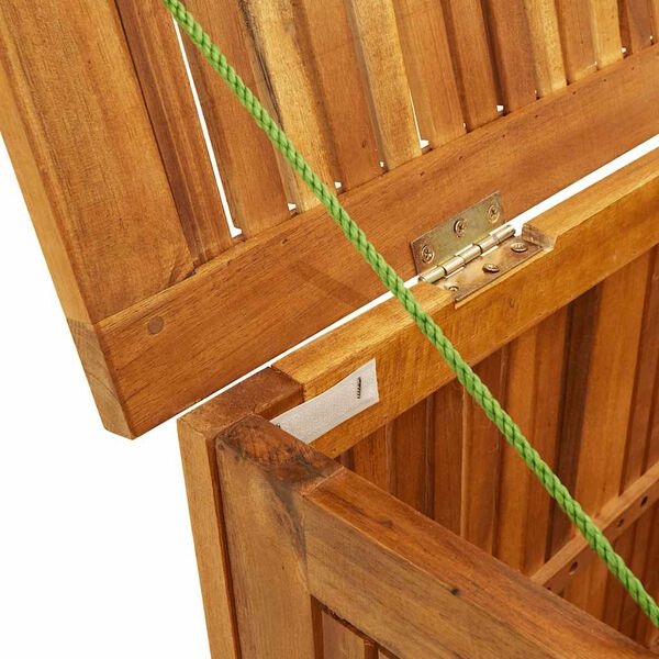 Vidaxl Coffre de jardin en bois massif d'acacia 113 cm - Jusqu'à -35%
