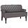 Banquette Chesterfield grise - Jusqu'à 35% de remise