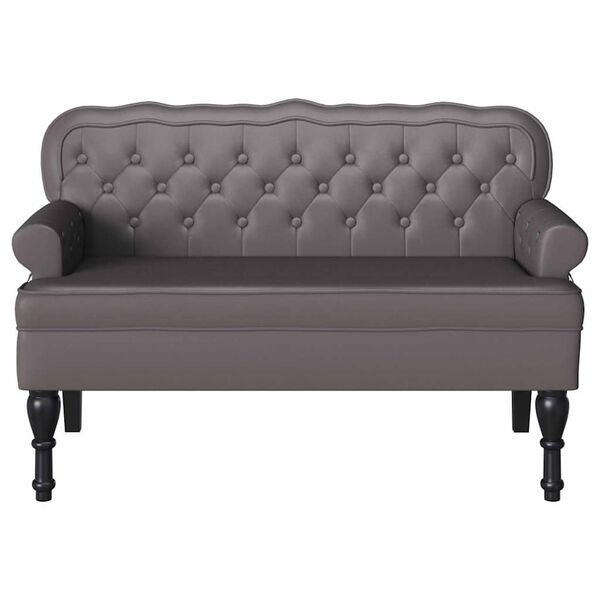 Vidaxl Banquette Chesterfield grise - Jusqu'à 35% de remise