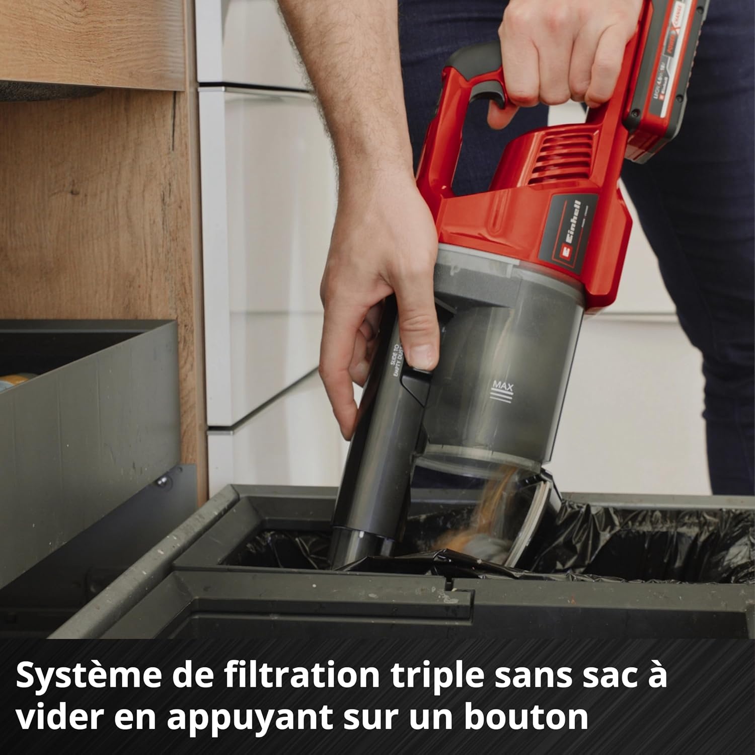 Aspirateur balai sans fil 2-en-1 puissant - Jusqu'à 35% de réduction