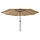 Parasol de jardin LED 400 cm Taupe - Jusqu'à 35% de réduction