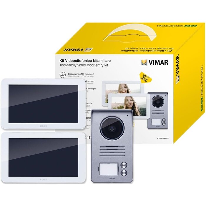 Kit Visiophone 7 Pouces - Système Filaire Extensible - Jusqu'à -35%