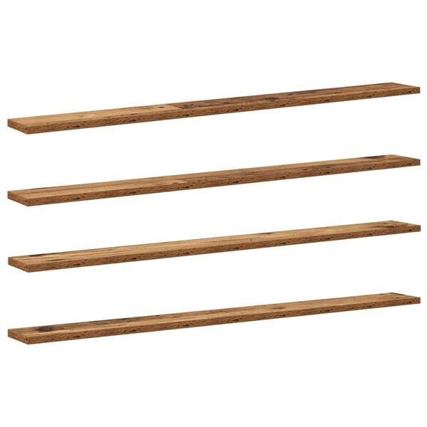 Vidaxl Lot de 4 étagères murales bois 100cm - Jusqu'à 32% de remise