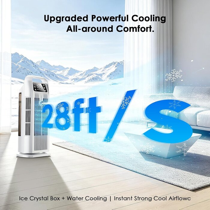 Climatiseur mobile 6-en-1 avec humidificateur - Jusqu'à 34% de remise