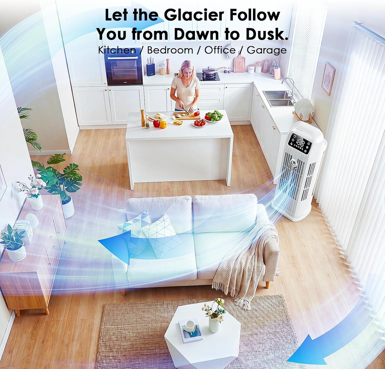 Climatiseur mobile 6-en-1 avec humidificateur - Jusqu'à 34% de remise
