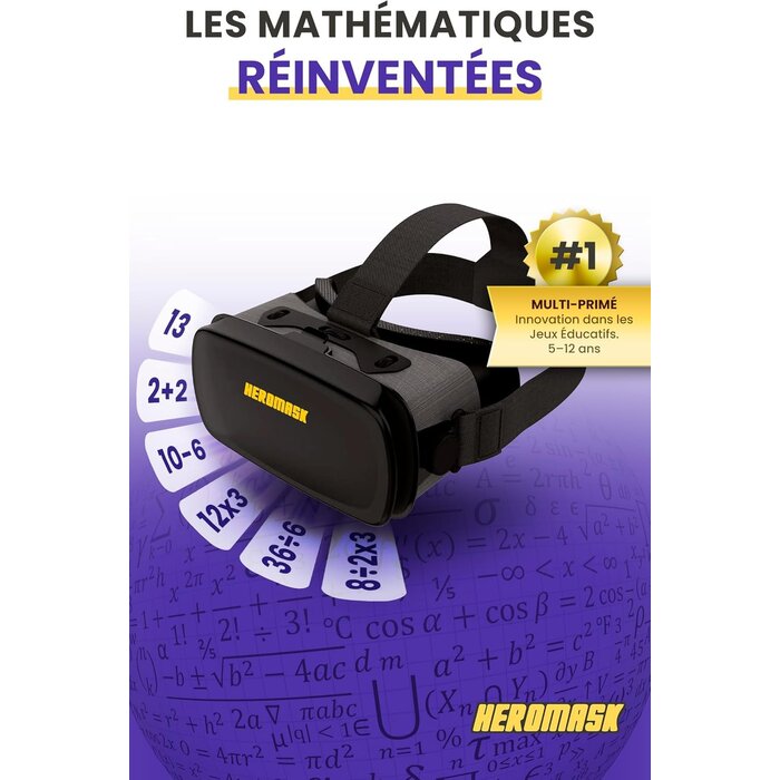 Casque VR Éducatif Mathématiques (5-12 ans) - Jusqu'à 33% de remise