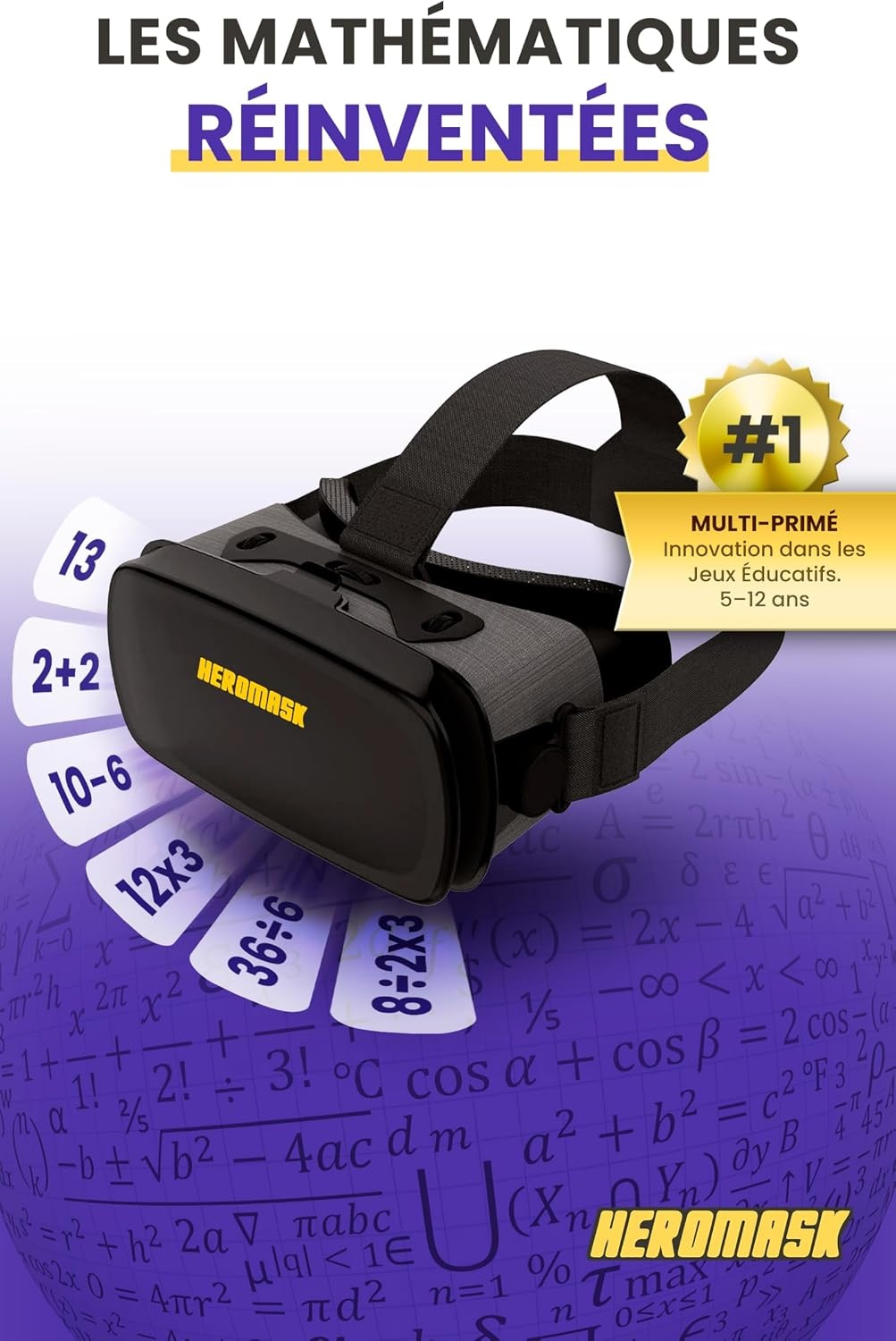 Casque VR Éducatif Mathématiques (5-12 ans) - Jusqu'à 33% de remise