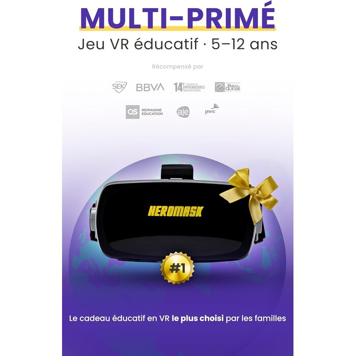 Casque VR Éducatif Mathématiques (5-12 ans) - Jusqu'à 33% de remise