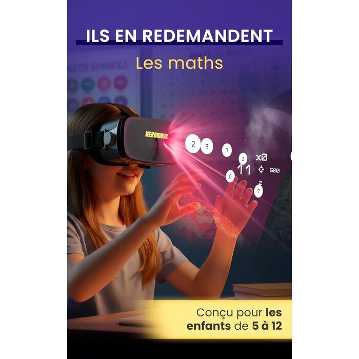 Casque VR Éducatif Mathématiques (5-12 ans) - Jusqu'à 33% de remise