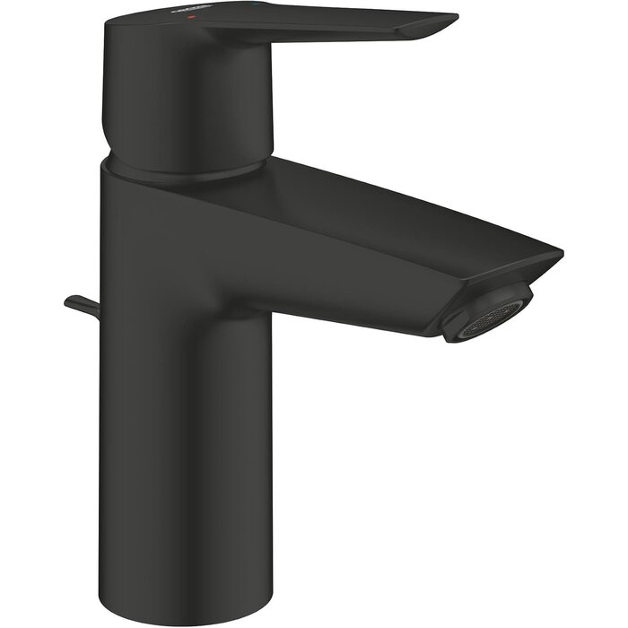 Mitigeur lavabo noir mat 17 cm avec vidage - Jusqu'à 34% de remise