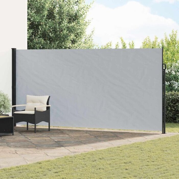 Vidaxl Pare-vue rétractable 600x220cm Gris - Jusqu'à 35% de remise