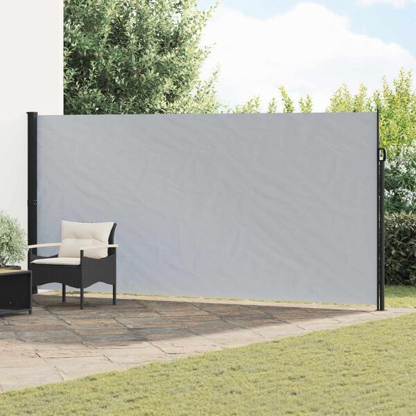 Vidaxl Pare-vue rétractable 600x220cm Gris - Jusqu'à 35% de remise