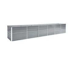 Vidaxl Bac de jardin surélevé XXL 480 cm - Acier galvanisé - Jusqu'à -65%