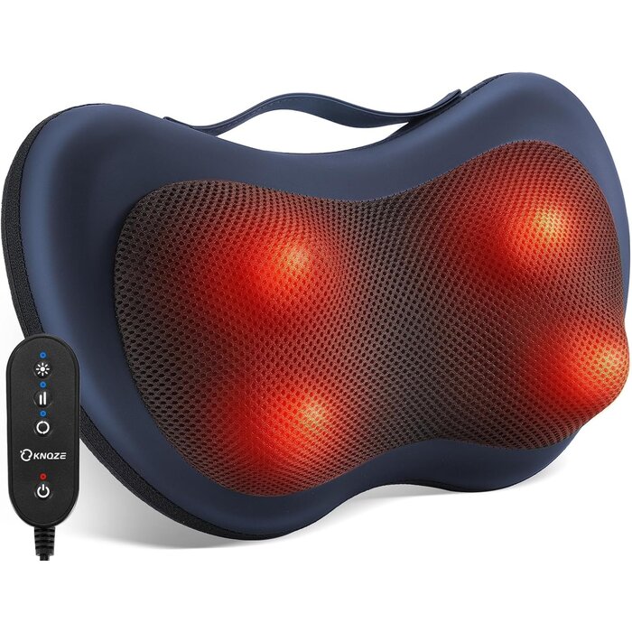 Coussin de Massage Shiatsu Chauffant - Jusqu'à 32% de réduction