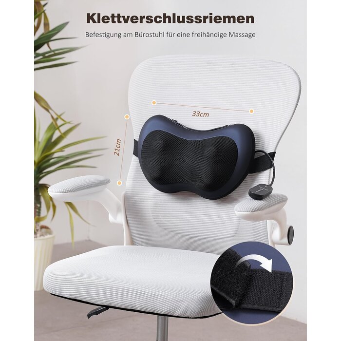 Coussin de Massage Shiatsu Chauffant - Jusqu'à 32% de réduction