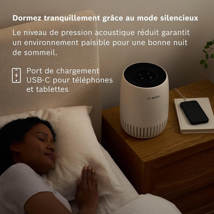Purificateur d'air HEPA 23m² - Silencieux - Jusqu'à -34%