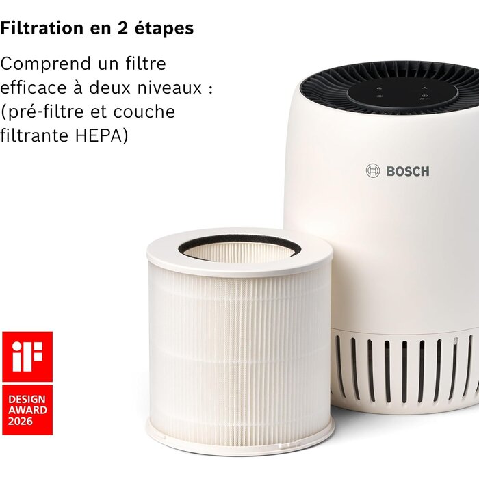 Purificateur d'air HEPA 23m² - Silencieux - Jusqu'à -34%