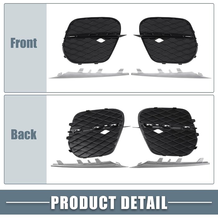 Grilles de phare antibrouillard pour BMW X5 E70 - Jusqu'à -29%