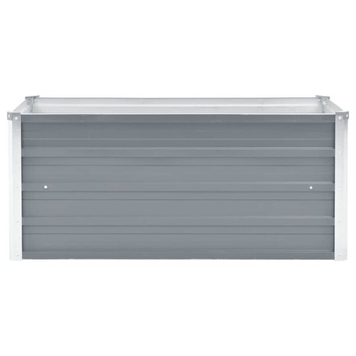 Vidaxl Jardinière surélevée en acier gris 100x40cm - Jusqu'à -29%