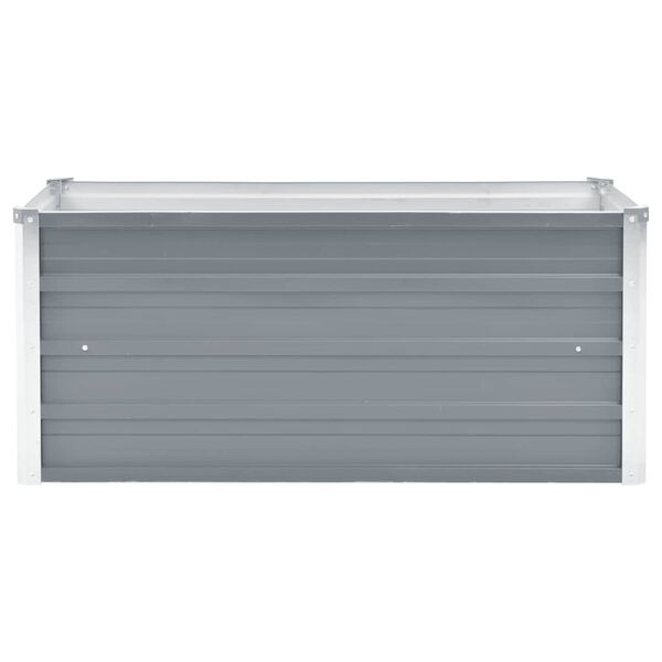 Vidaxl Jardinière surélevée en acier gris 100x40cm - Jusqu'à -29%
