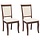Lot de 2 chaises en bois d'hévéa massif - Jusqu'à -84% de remise