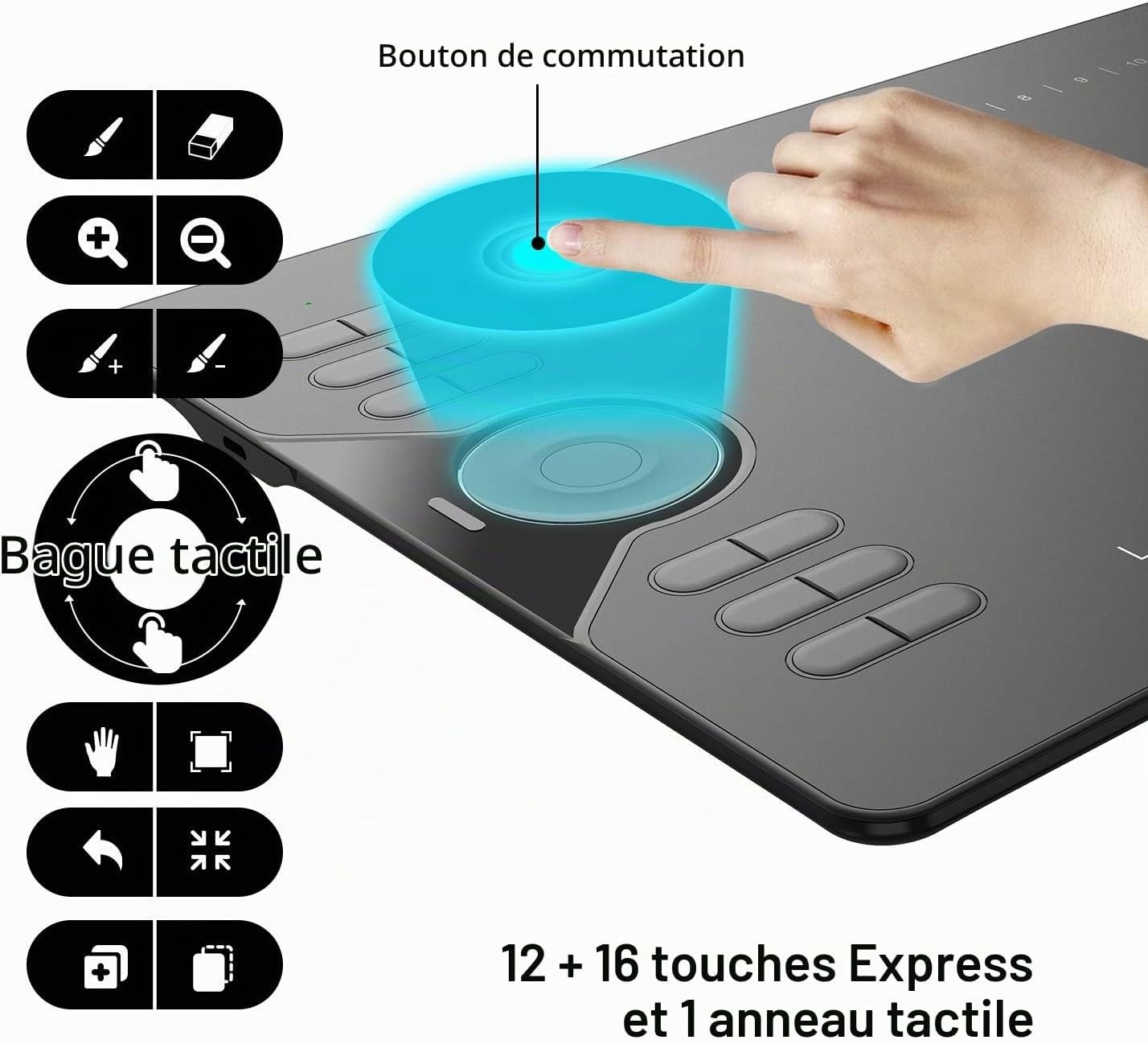 Tablette Graphique Pro 10x6 pouces - Jusqu'à -29% sur votre achat