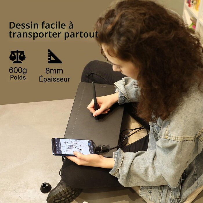 Tablette Graphique Pro 10x6 pouces - Jusqu'à -29% sur votre achat