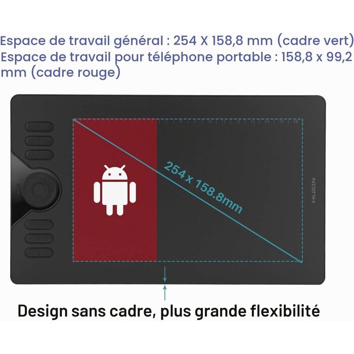 Tablette Graphique Pro 10x6 pouces - Jusqu'à -29% sur votre achat