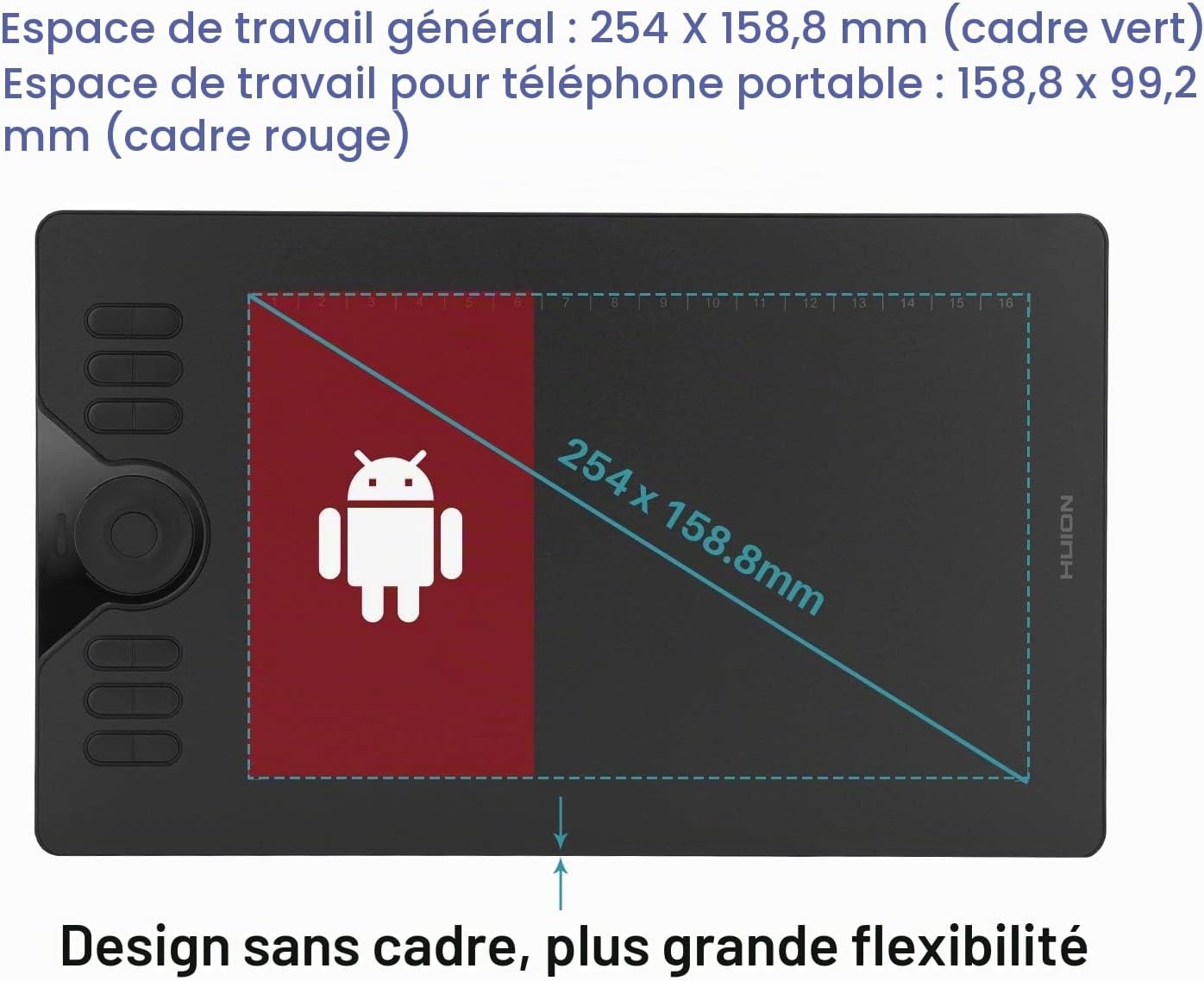 Tablette Graphique Pro 10x6 pouces - Jusqu'à -29% sur votre achat