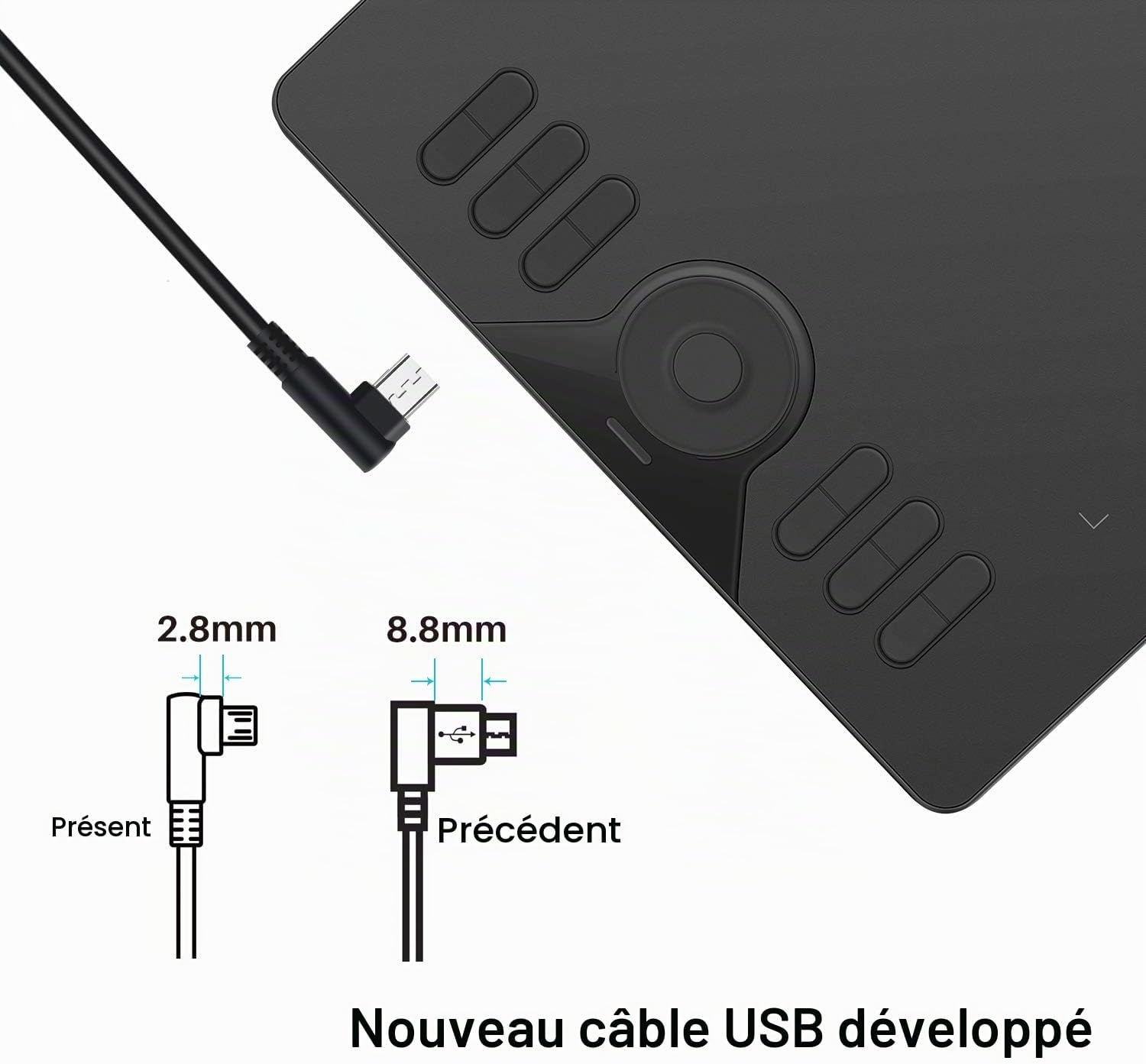 Tablette Graphique Pro 10x6 pouces - Jusqu'à -29% sur votre achat