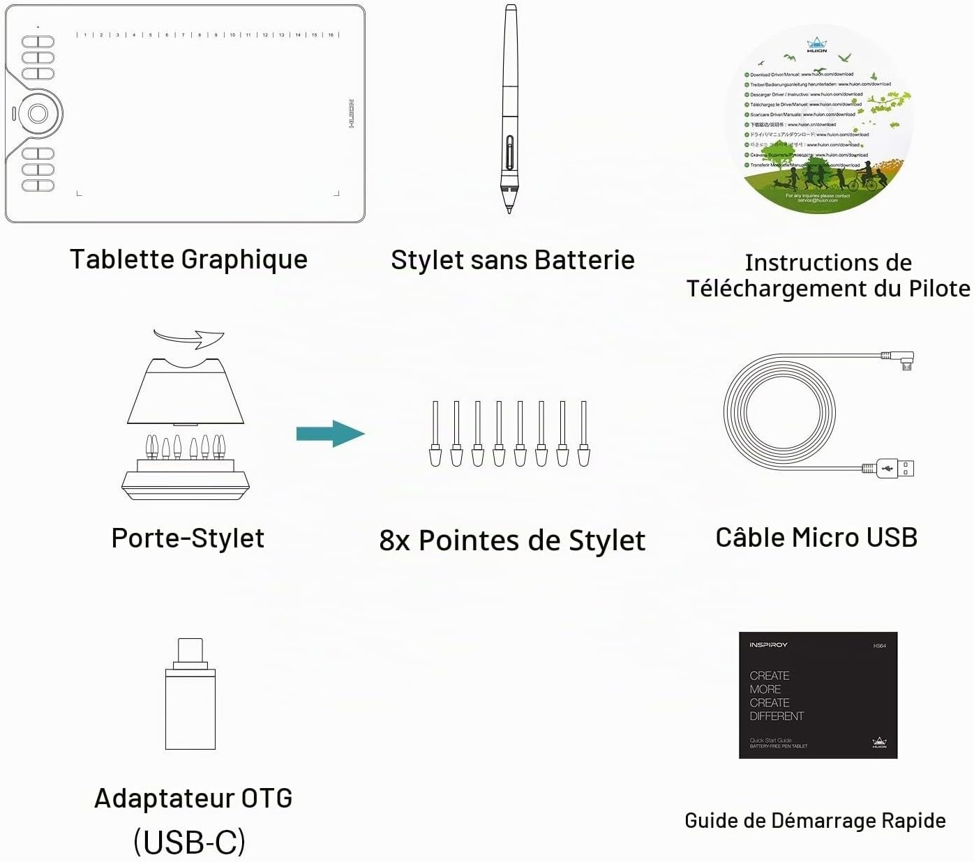 Tablette Graphique Pro 10x6 pouces - Jusqu'à -29% sur votre achat