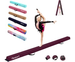 Poutre d'équilibre pliable 240cm - Violette - Jusqu'à 34% de réduction