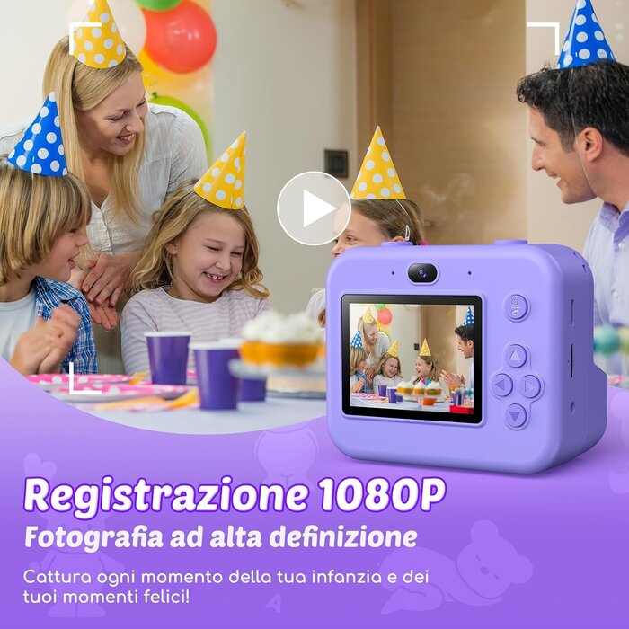 Appareil photo instantané pour enfants violet - Jusqu'à -33% sur l'outlet