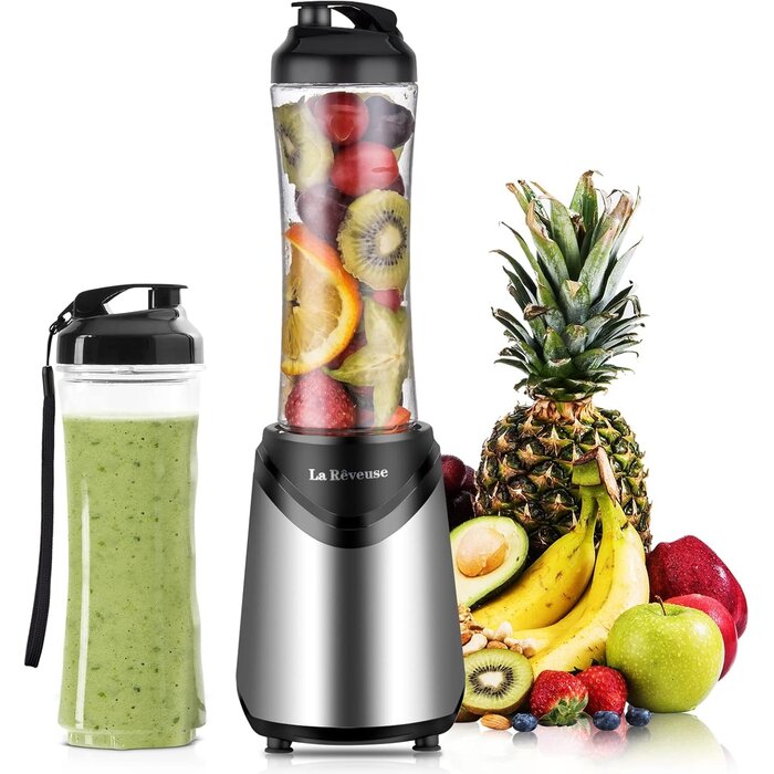 Mini-blender smoothie 300W rose - 2 gourdes - Jusqu'à 32% de remise