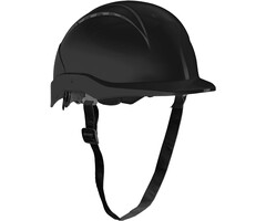Casque de sécurité noir réglable EN 397 - Jusqu'à 26% de réduction