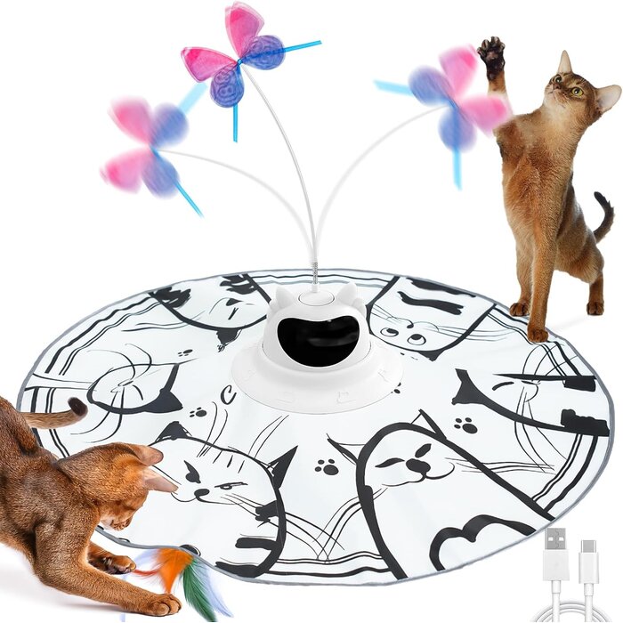 Lot de 4 accessoires de rechange pour jouet chat - Jusqu'à -30%