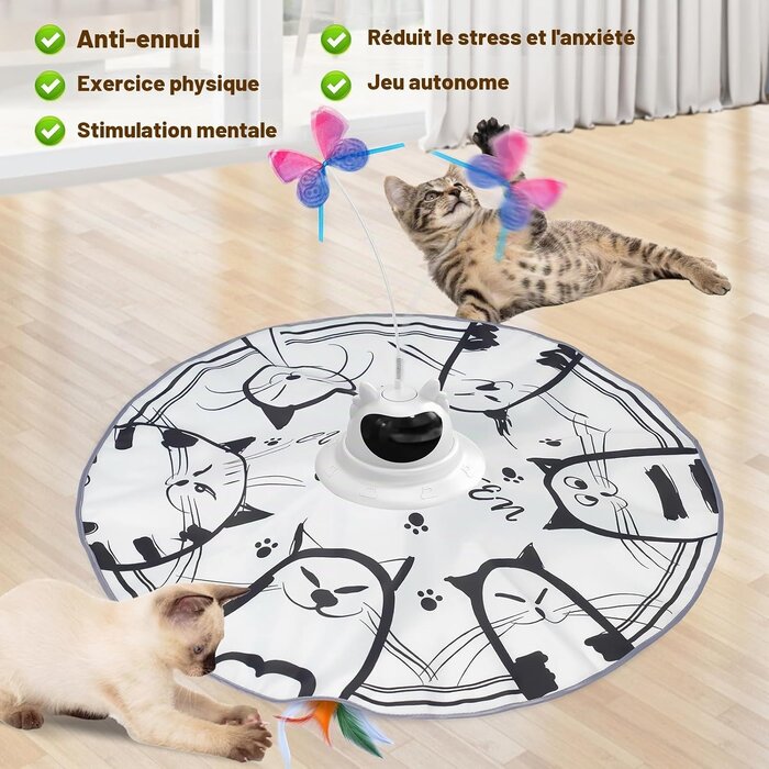 Lot de 4 accessoires de rechange pour jouet chat - Jusqu'à -30%