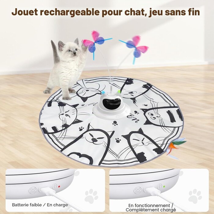 Lot de 4 accessoires de rechange pour jouet chat - Jusqu'à -30%