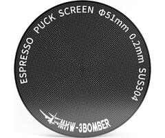 Puck Screen Espresso 51 mm Inox Titane - 51% de remise
